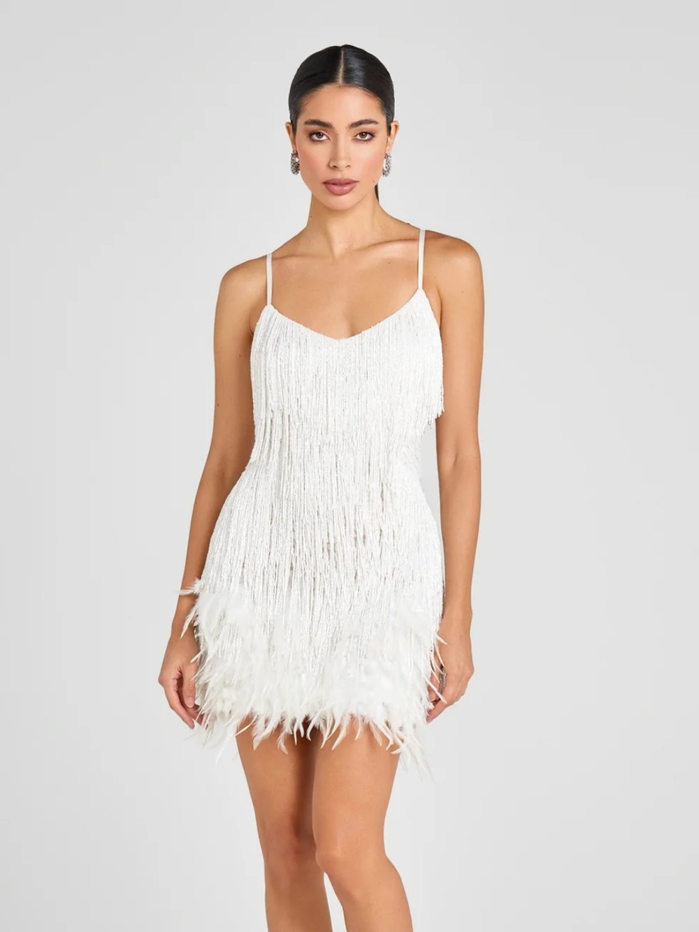 Nadine Merabi Lottie White Dress